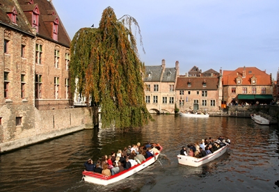 Brugge - varen door de grachten van Brugge