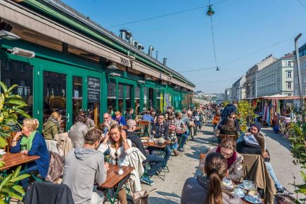 Lunch op de Naschmarkt - Wenen