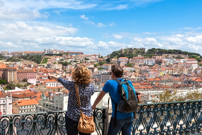 Lissabon - uitzicht over Lissabon