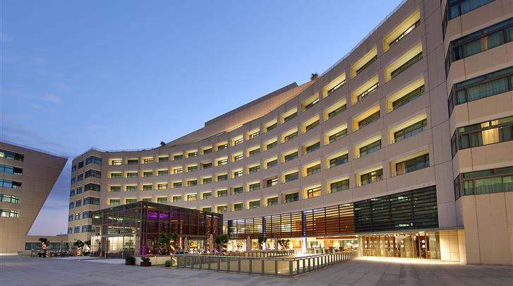 Barcelona, Hotel Eurostars Grand Marina, Façade hotel