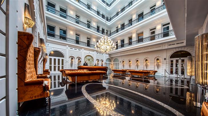 Boedapest, Hotel Prestige Budapest, Lobby