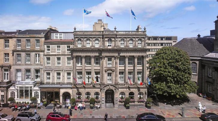 Edinburgh, Hotel Intercontinental Edinburgh George, Façade hotel