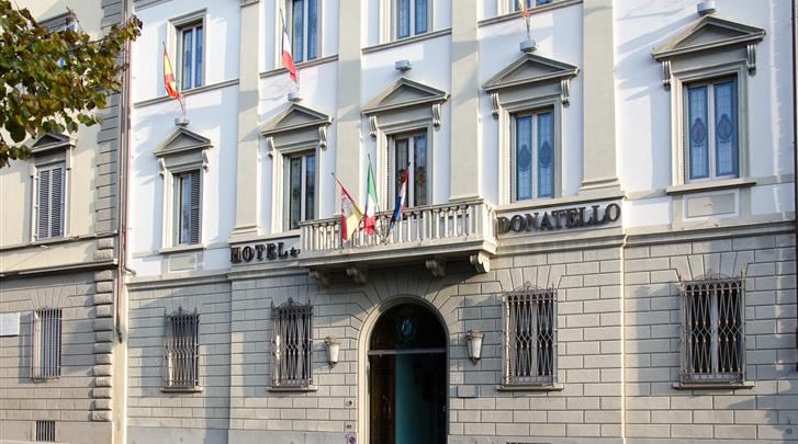 Florence, Hotel Donatello Firenze, Façade hotel