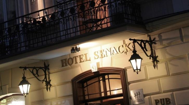 Krakau, Hotel Senacki, Façade hotel
