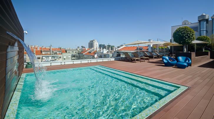 Lissabon, Jupiter Lisboa, Rooftop zwembad