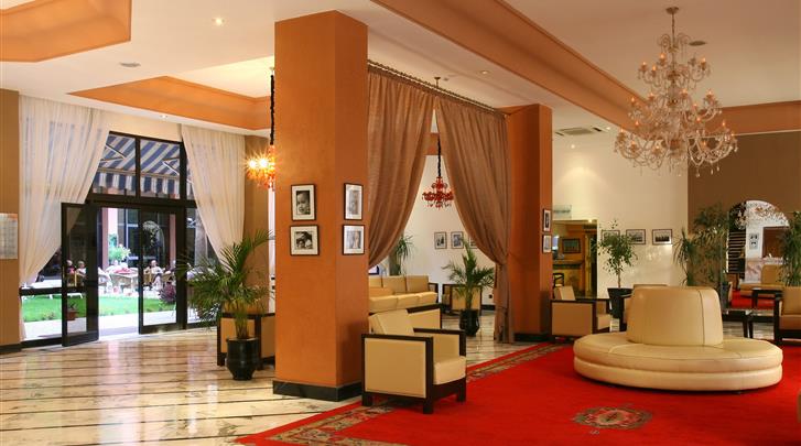 Marrakech, Hotel Meriem, Lobby