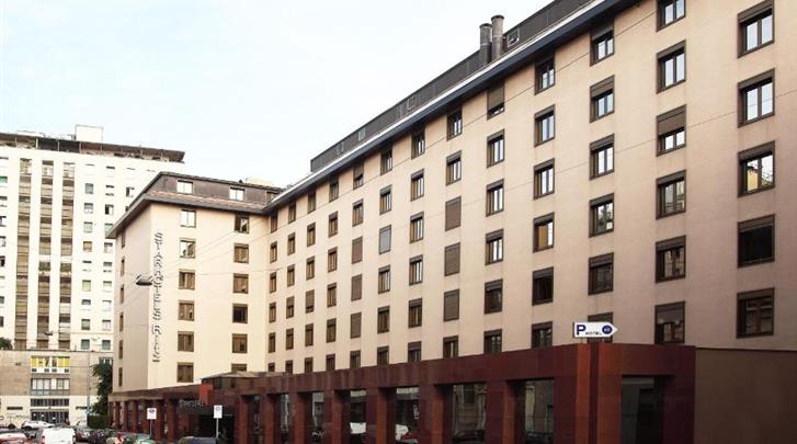 Milaan, Starhotel Ritz, Façade hotel