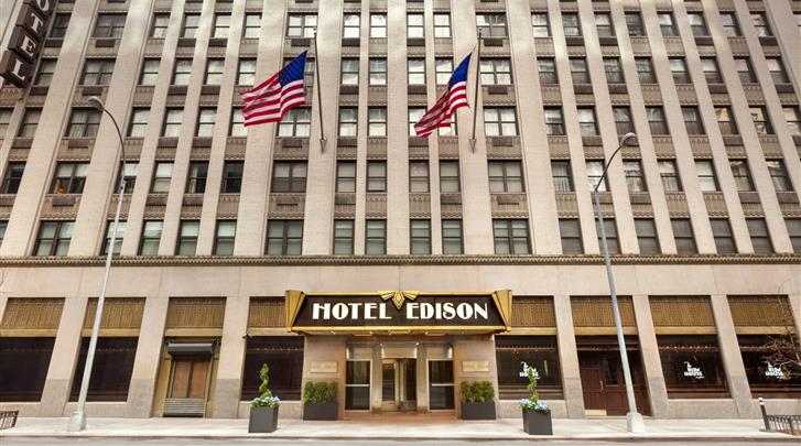 New York, Hotel Edison , Façade hotel