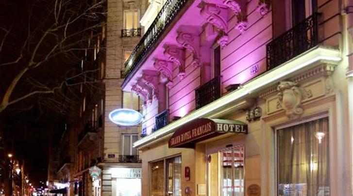 Parijs, Hotel Grand Francais, Façade hotel