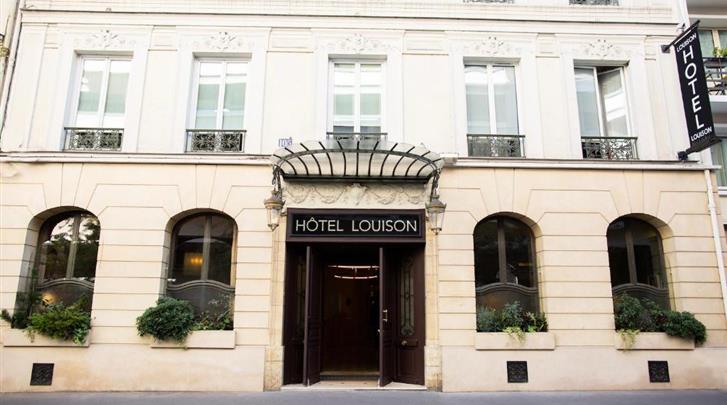 Parijs, Hotel Le Louison, Façade hotel