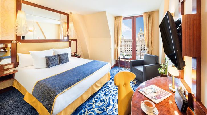 Praag, Hotel Occidental Praha Wilson, Deluxe room kingsize city view