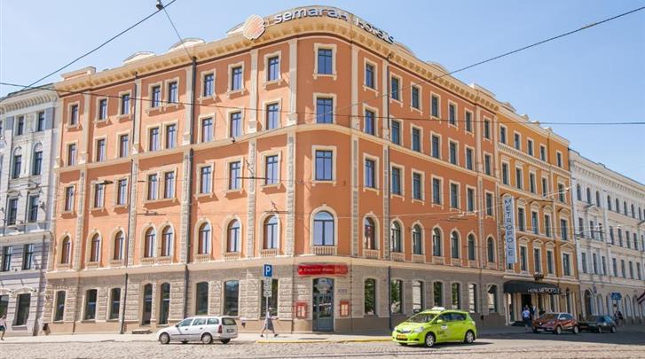 Riga, Hotel Metropole, Façade hotel