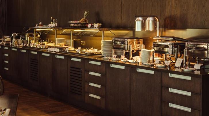 Riga, Hotel Metropole, Ontbijtbuffet