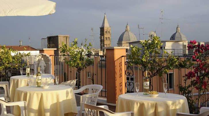 Rome, Hotel Torino, Terras