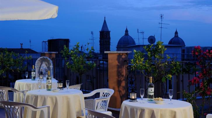Rome, Hotel Torino, Terras